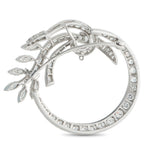 Platinum 3.50ct Diamond Brooch