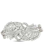 Platinum 6.0ct Diamond Brooch