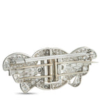 Platinum 7.70ct Diamond Brooch