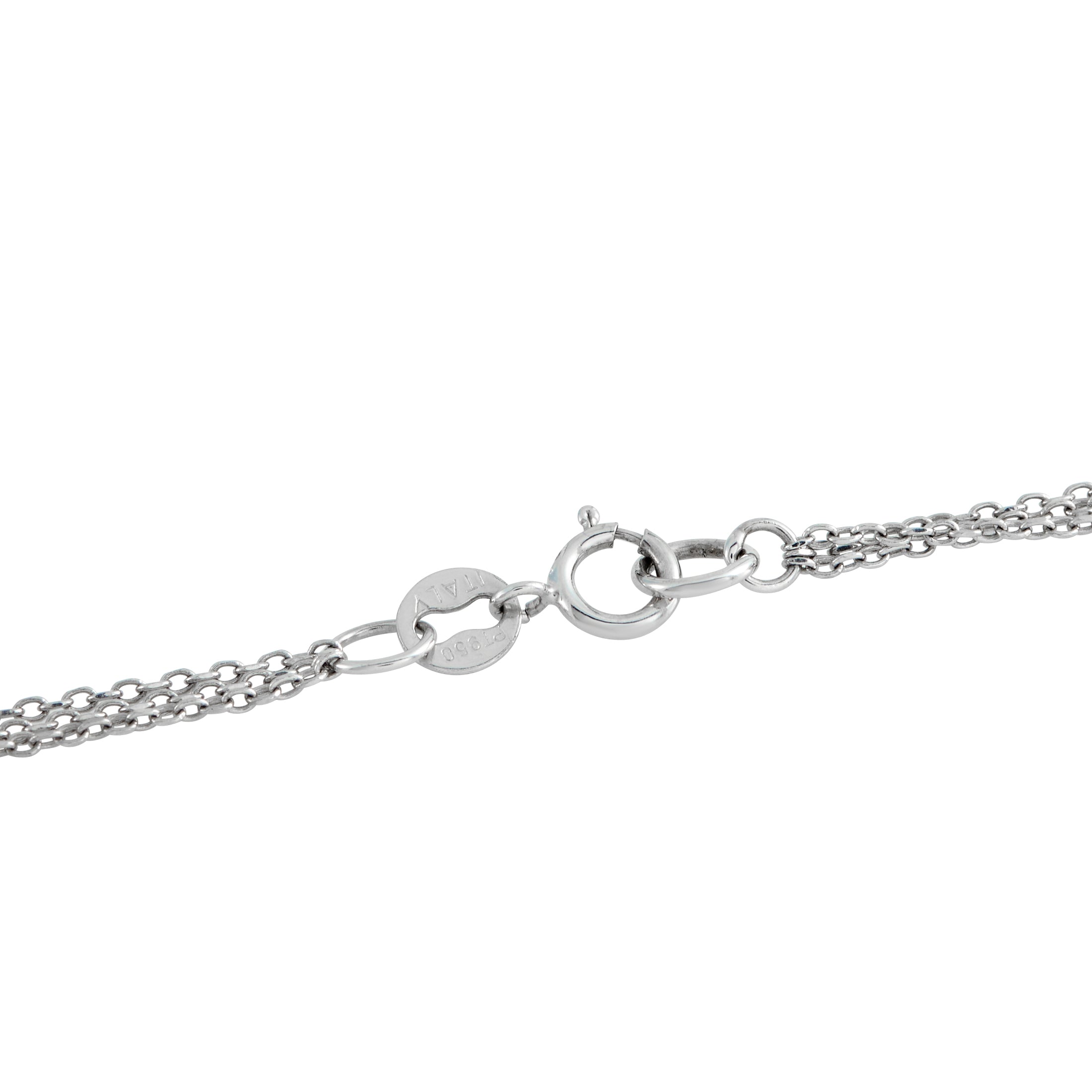 Platinum 1.65ct Diamond Heart Necklace
