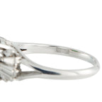 Platinum 2.89ct Diamond and Jade Ring
