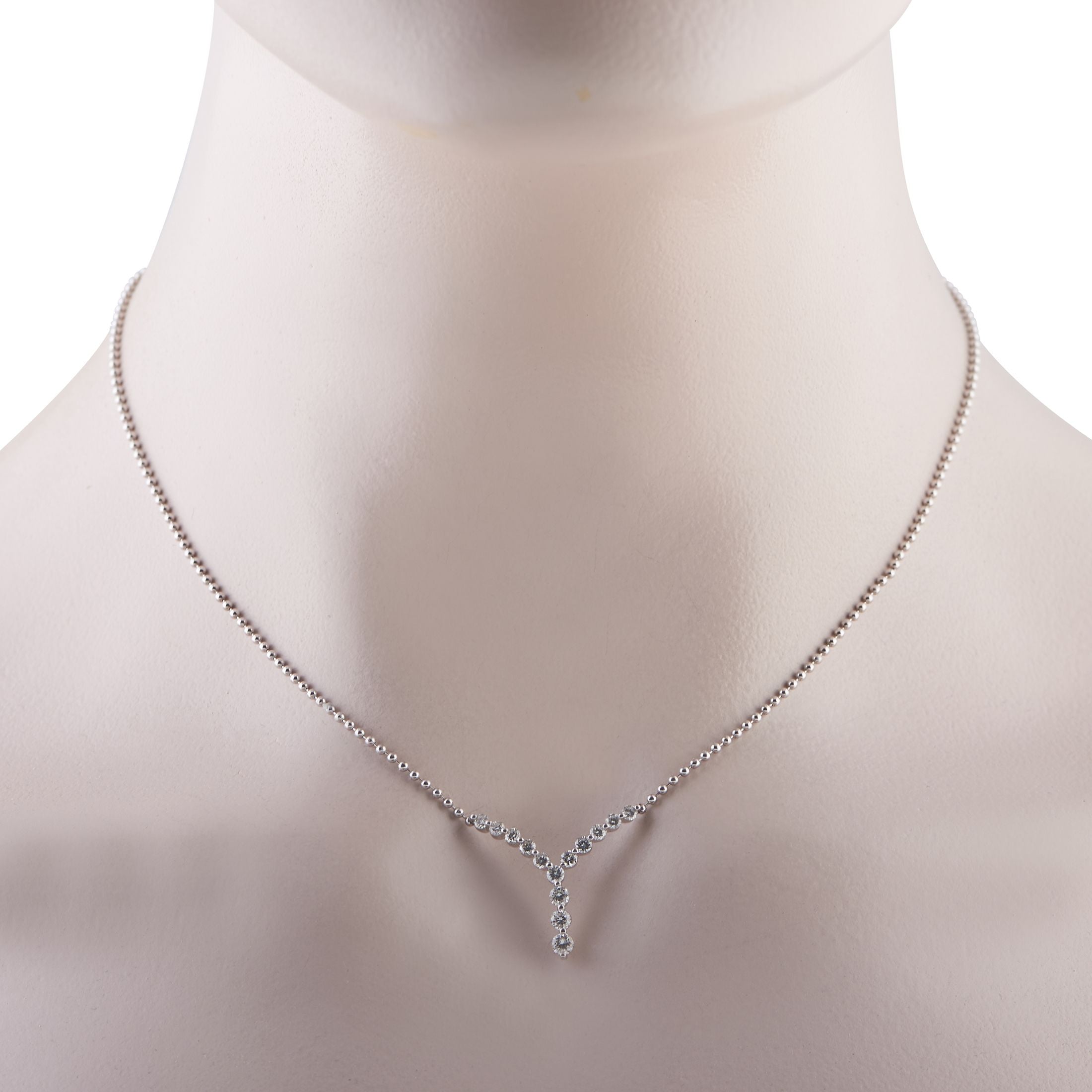 Exclusive Platinum 0.74ct Diamond Necklace