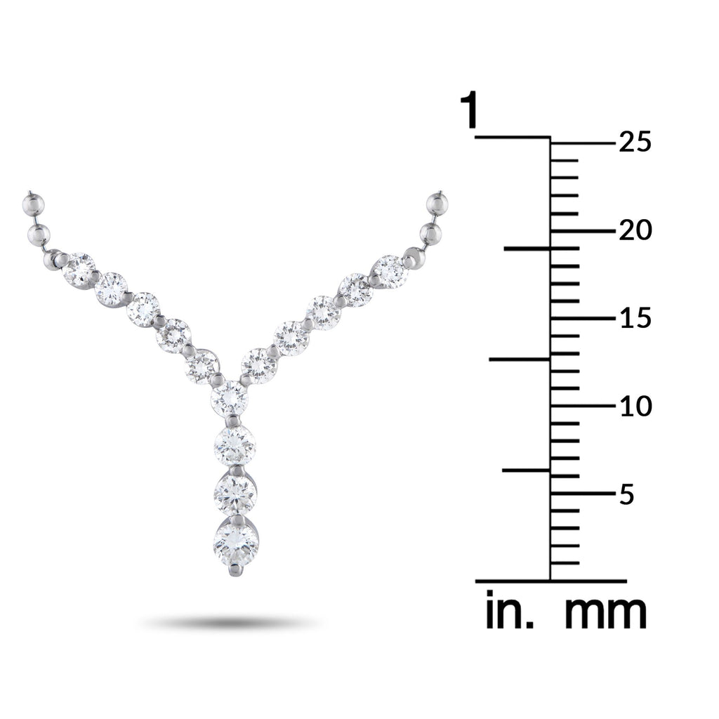 Exclusive Platinum 0.74ct Diamond Necklace