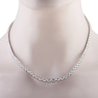 Exclusive Platinum 38.43ct Diamond Tennis Necklace