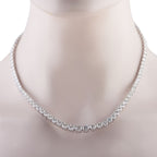 Exclusive Platinum 38.43ct Diamond Tennis Necklace