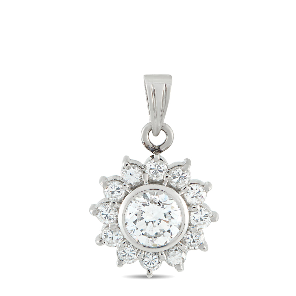 Exclusive  Platinum 1.74ct Diamond Pendant