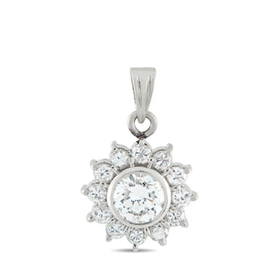 Platinum 1.74ct Diamond Pendant