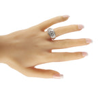 Platinum 2.03ct Diamond Dome Ring