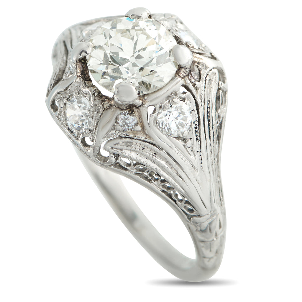 Platinum 1.25ct Diamond Ring