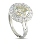 Platinum 3.99ct Diamond Ring