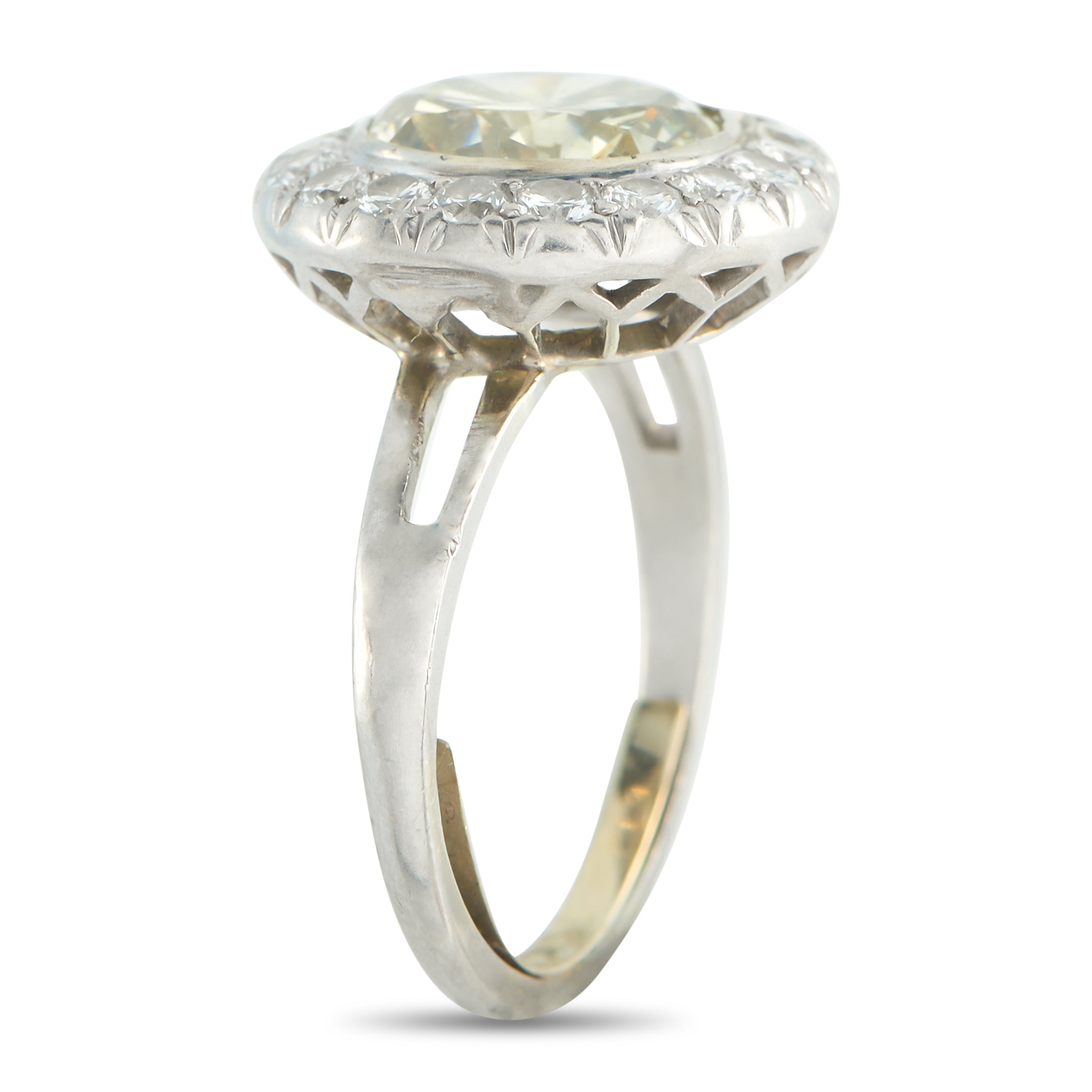Platinum 3.99ct Diamond Ring