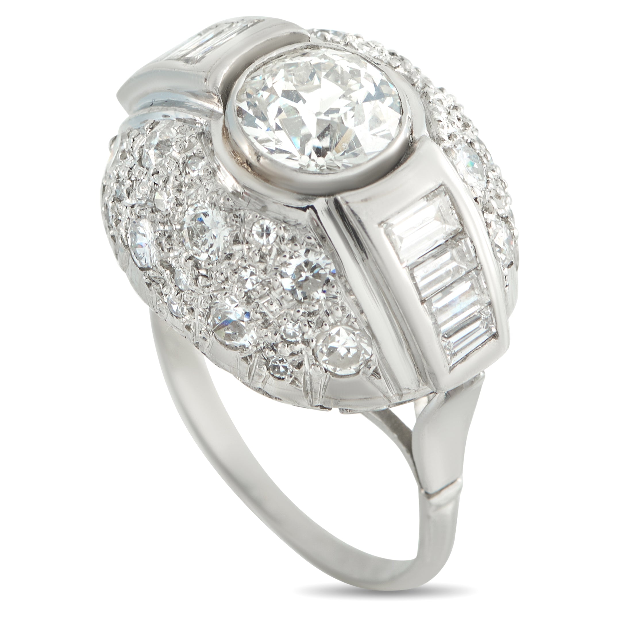 Platinum 2.75ct Diamond Ring