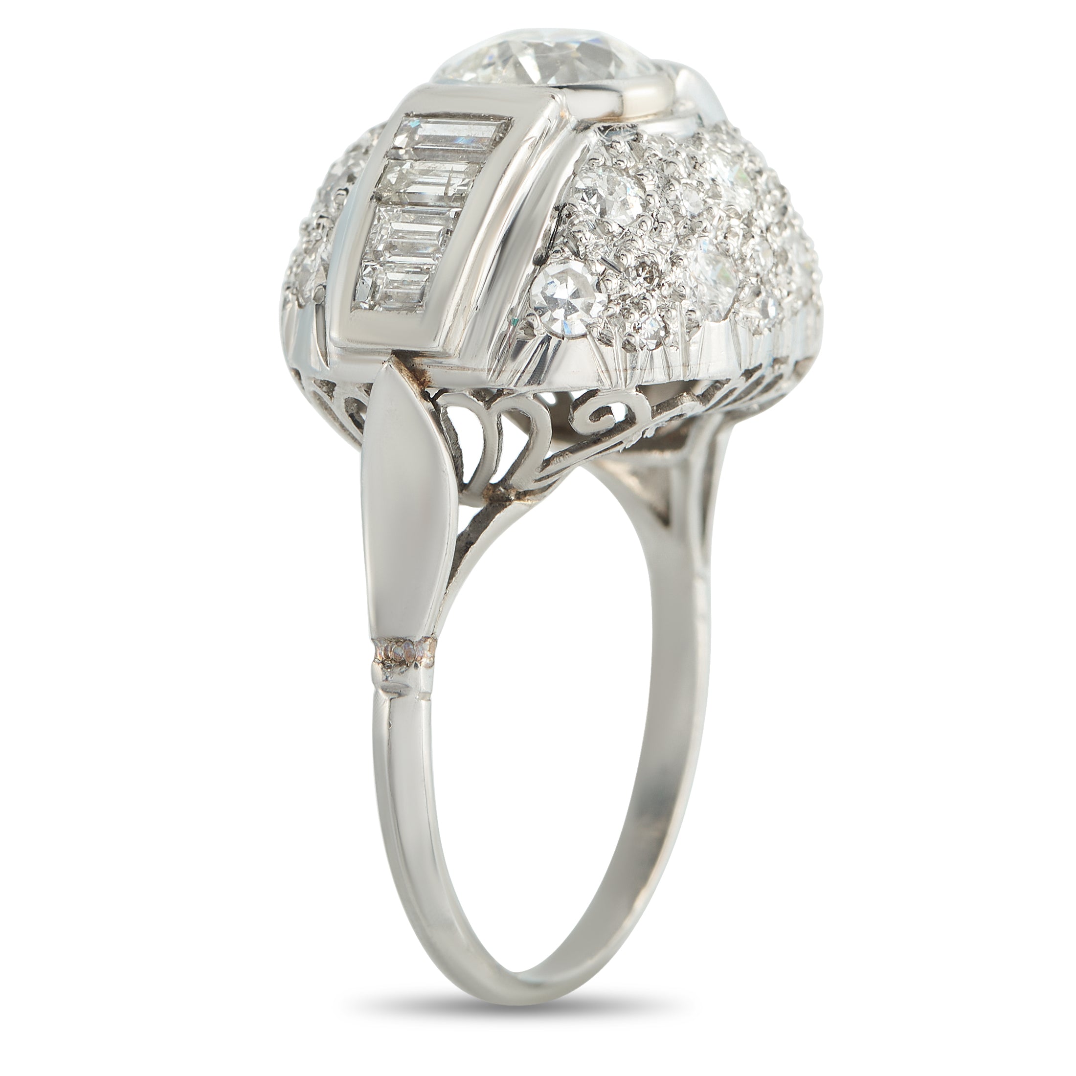 Platinum 2.75ct Diamond Ring