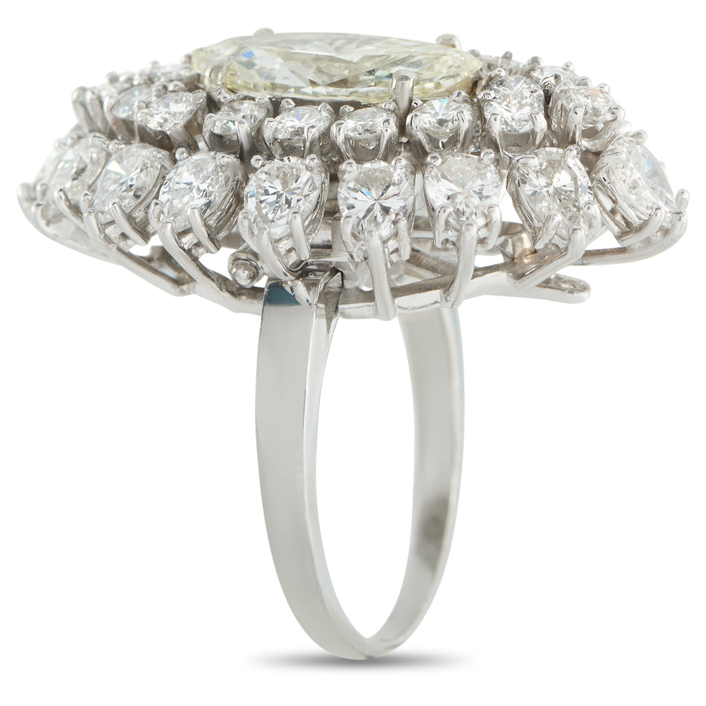 Platinum 7.52ct Diamond Ring