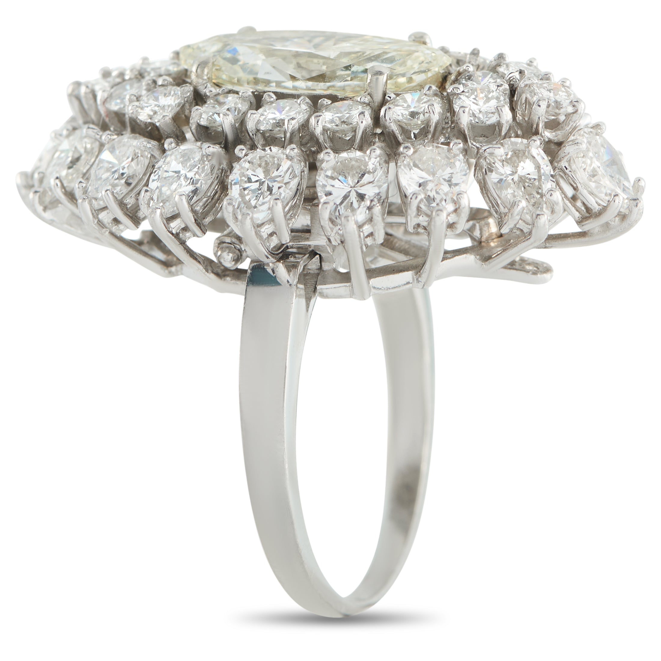 Platinum 7.52ct Diamond Ring