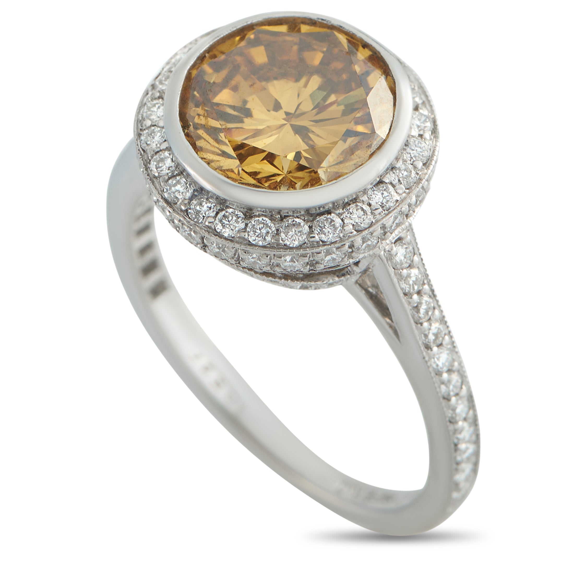 Platinum 3.65ct Diamond Ring