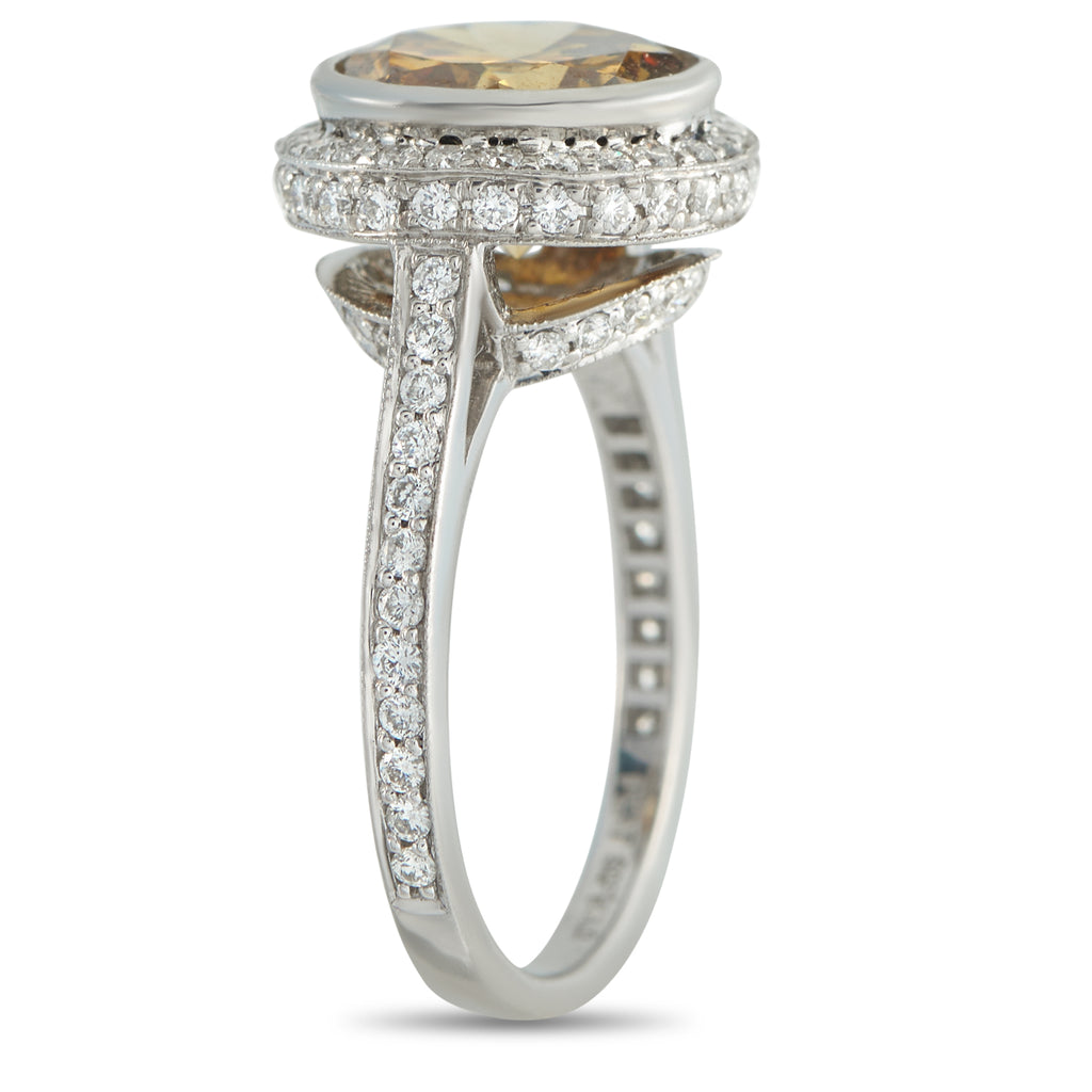 Platinum 3.65ct Diamond Ring