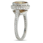 Platinum 3.65ct Diamond Ring