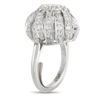 Platinum 3.47ct Diamond Ring