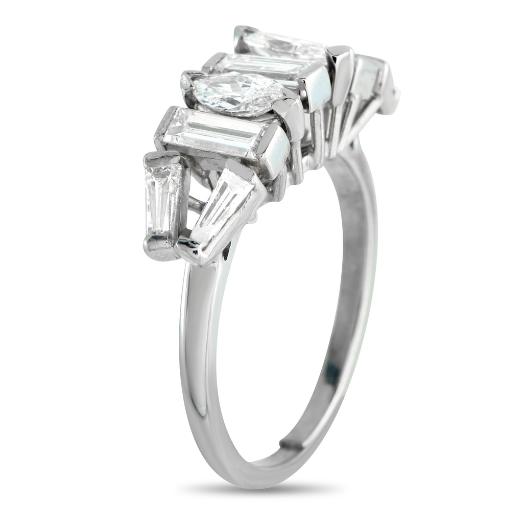 Platinum 2.0ct Diamond Geometric Ring