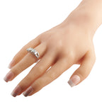 Platinum 2.0ct Diamond Geometric Ring