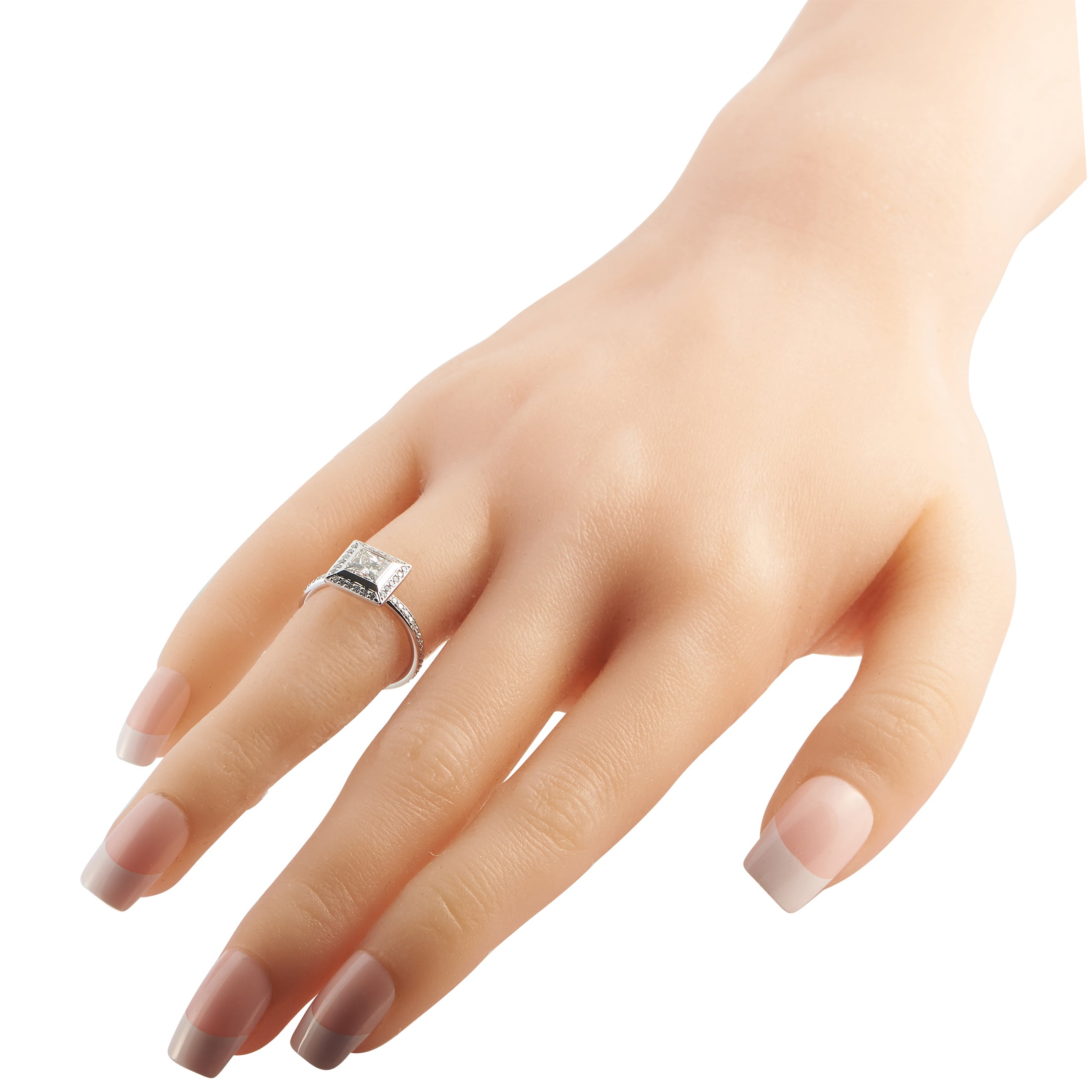 Platinum 1.34ct Diamond Ring
