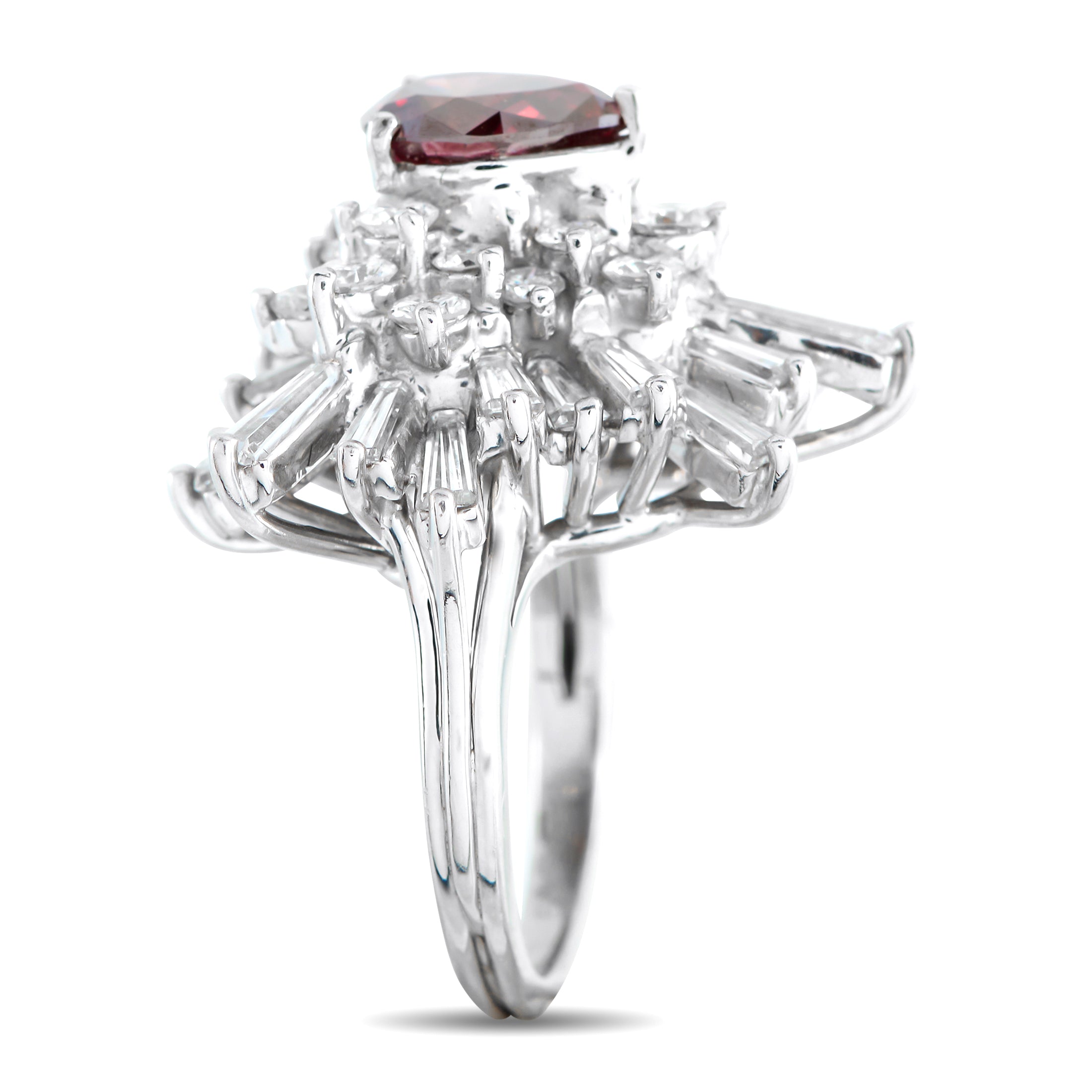 Platinum 5.30ct Diamond Ring