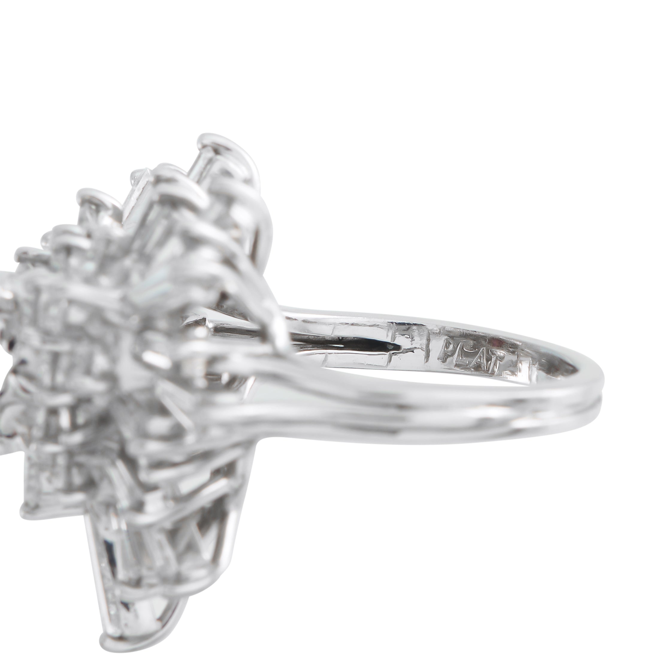 Platinum 5.30ct Diamond Ring