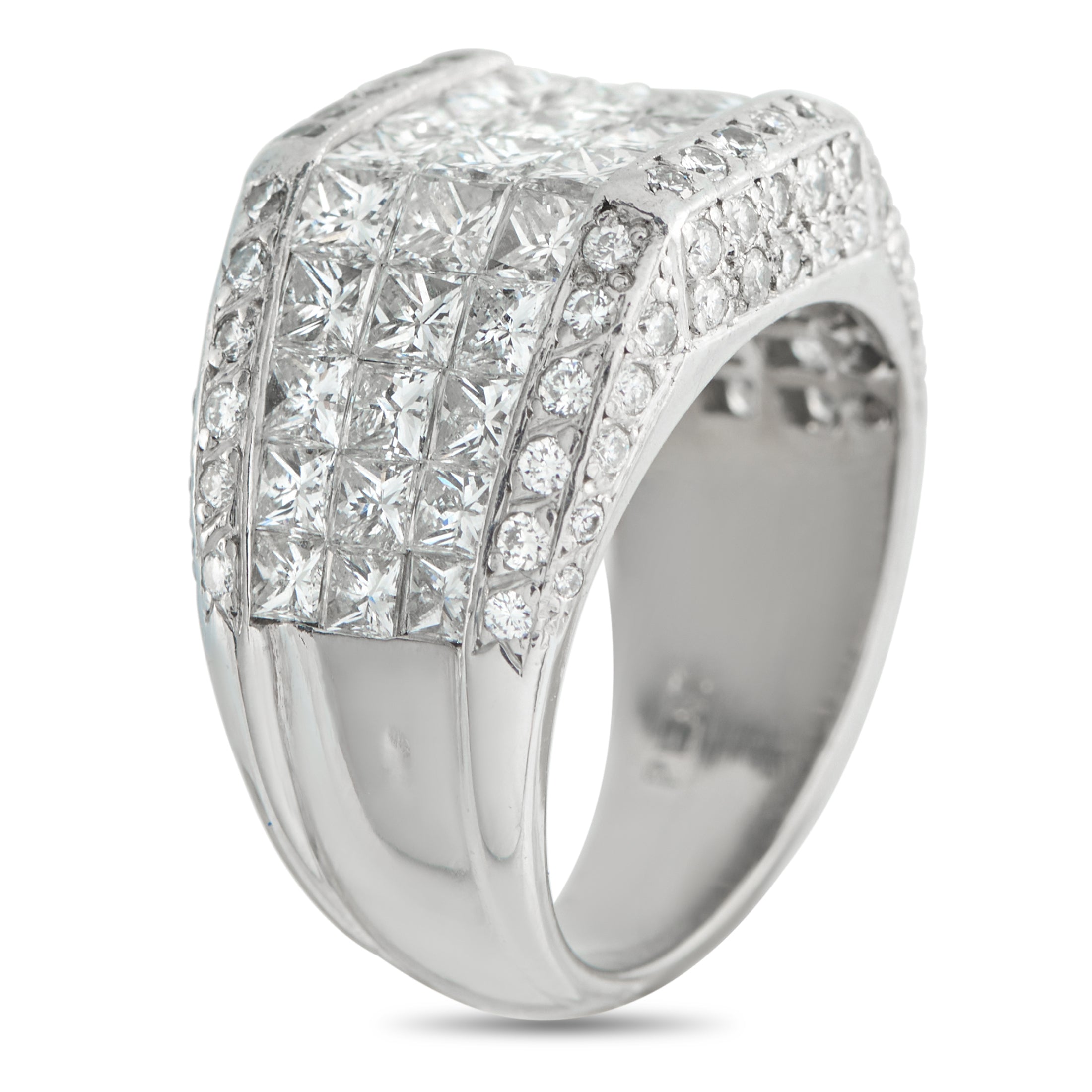 Platinum 3.07ct Diamond Ring