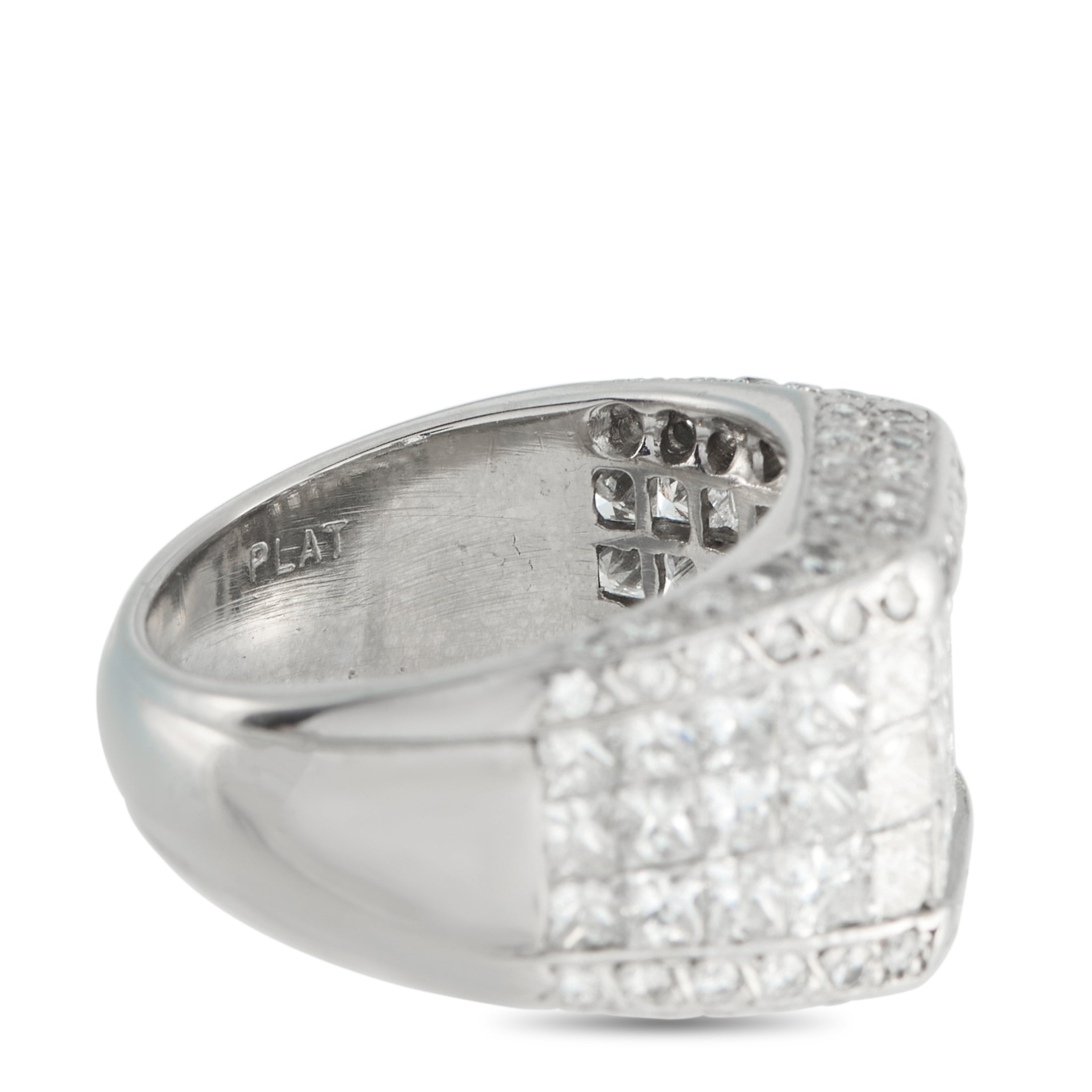 Platinum 3.07ct Diamond Ring