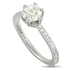 Platinum 1.58ct Diamond Ring