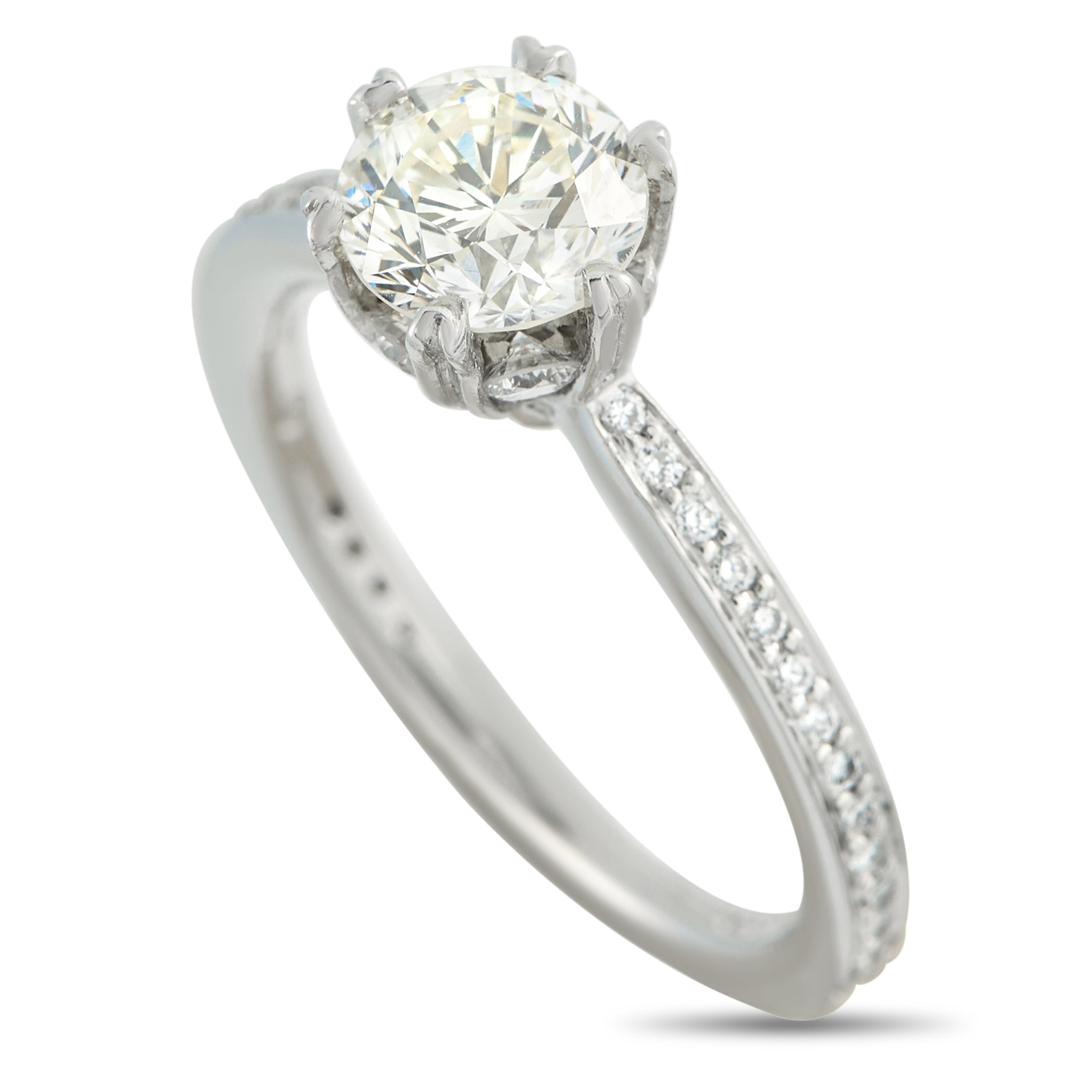 Platinum 1.58ct Diamond Ring