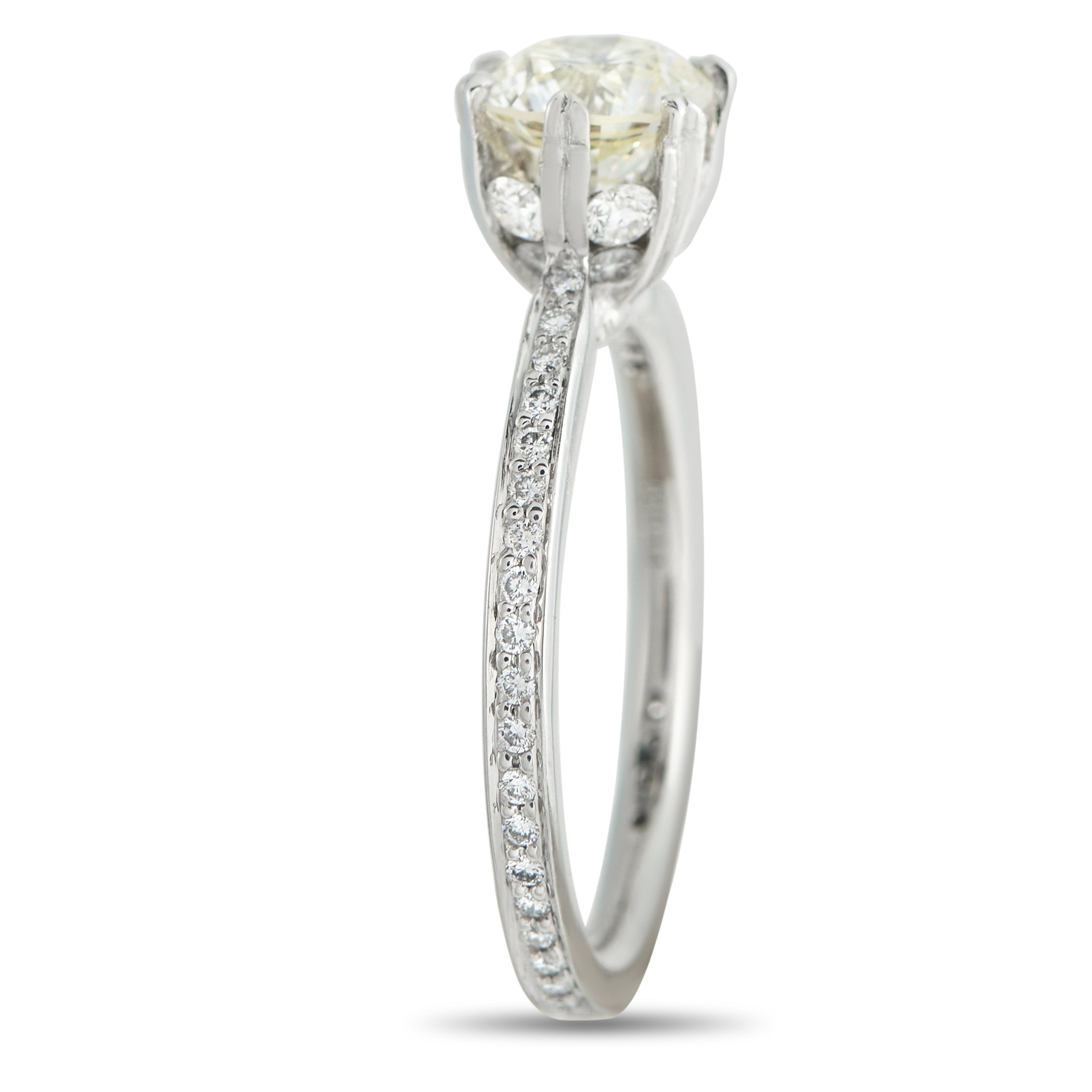 Platinum 1.58ct Diamond Ring