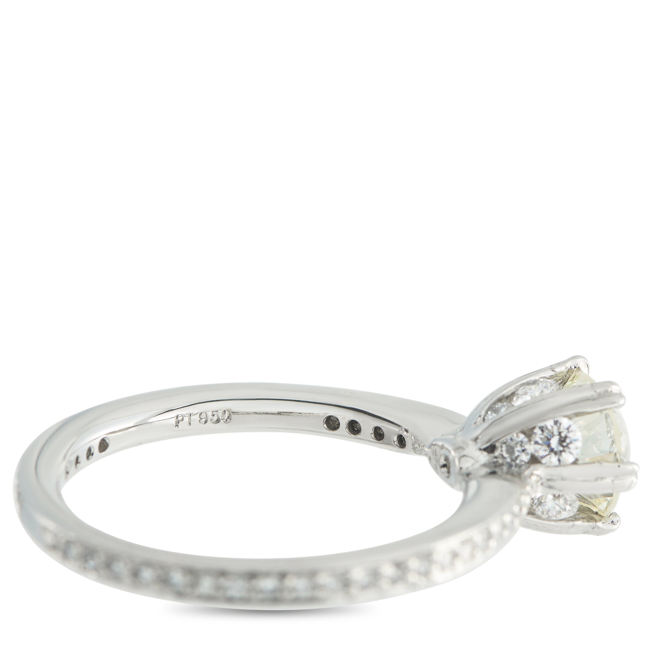 Platinum 1.58ct Diamond Ring