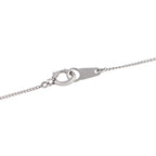 Exclusive Platinum 0.30ct Diamond and Sapphire Pendant Necklace