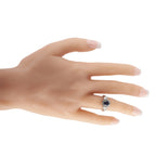 Platinum 1.64ct Diamond and Sapphire Ring