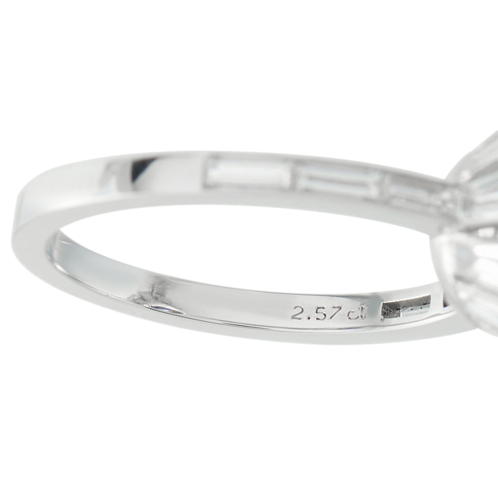 Platinum 1.60ct Diamond and Sapphire Ring