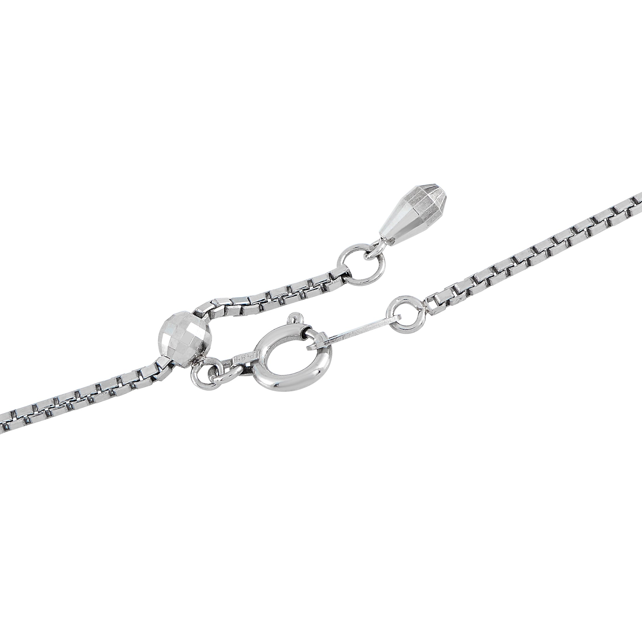 Exclusive Platinum 0.30ct Diamond and Tanzanite Necklace