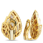 Exclusive 18K Yellow Gold 5.33ct Diamond Clip-On Earrings
