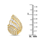 18K Yellow Gold 5.33ct Diamond Clip