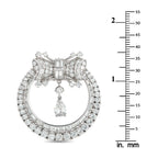 Platinum 5.80ct Diamond Art Deco Brooch