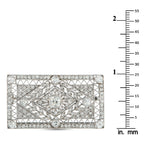 Platinum 3.0ct Diamond Brooch