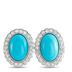 Platinum 1.76ct Diamond Earrings