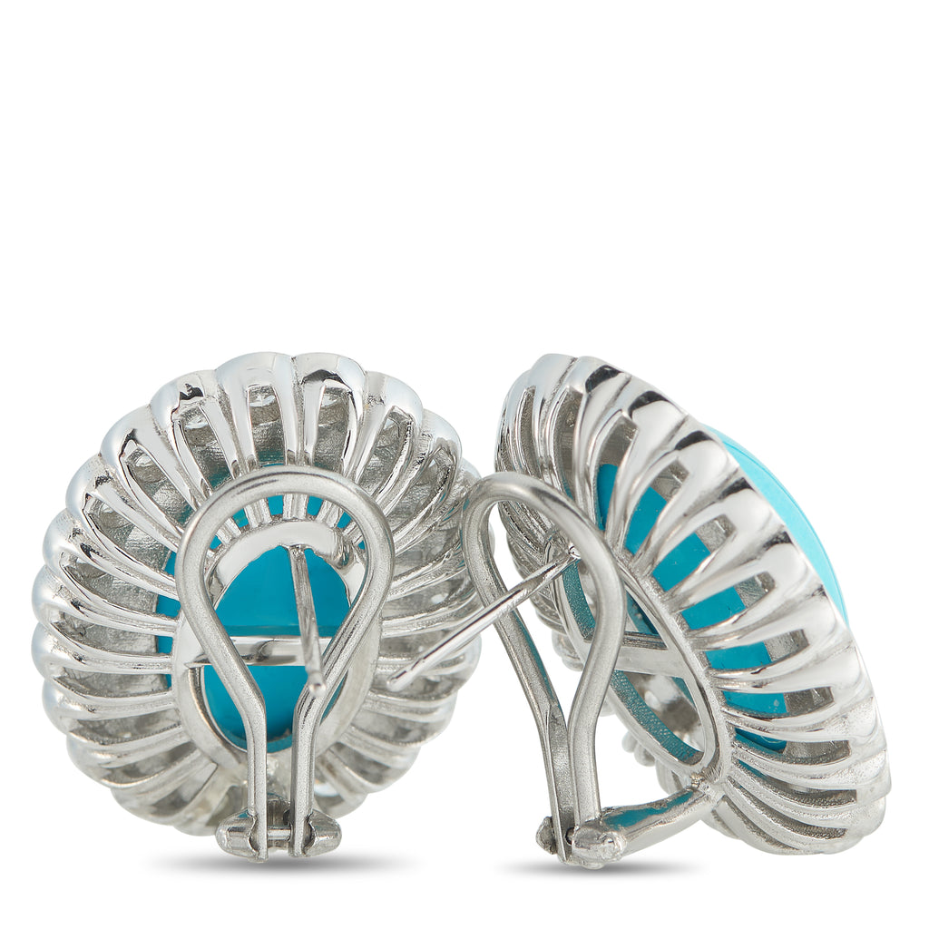 Platinum 1.76ct Diamond Earrings