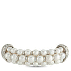 Platinum 3.80ct Diamond and Pearl Brooch