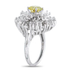 Platinum 3.55ct Diamond Ring