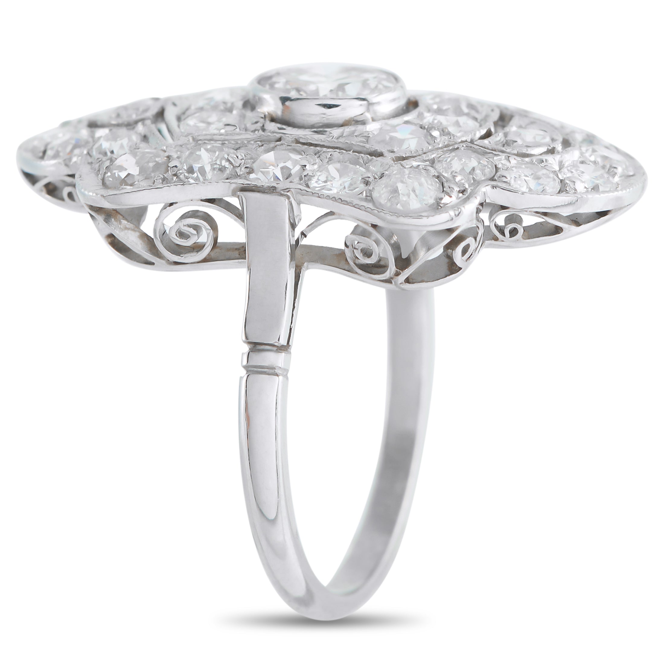 Platinum 2.30ct Diamond Ring