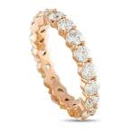 14K Rose Gold 4.40ct Diamond Eternity Band