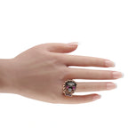 14K Rose Gold 0.45ct Diamond and Star Ruby Ring