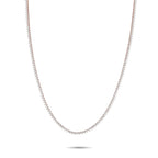 Exclusive 14K Rose Gold 7.57ct Lab-Grown Diamond Tennis Necklace MF17-072225 – This tennis necklace is elegant, sophisticated